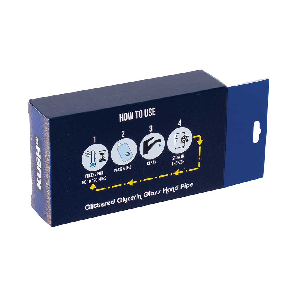 How to use the glitter glycerin hand pipe – freeze & pack