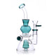 7 Inch Height Light Sea Green Glass Beaker Style Dab Rig