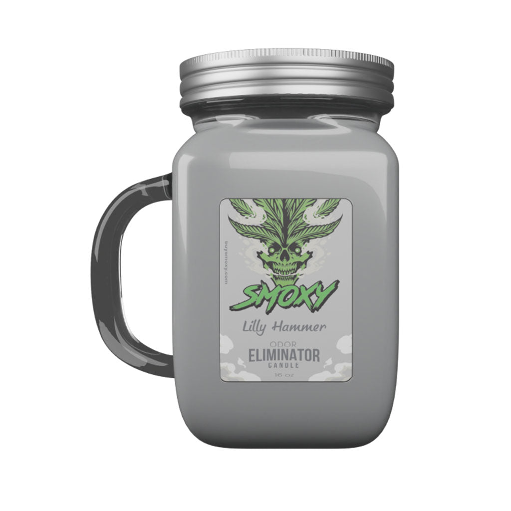 Lilly Hammer Smoke Odor Candle effectively neutralizing smoke odors.