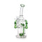 Buy Green Liquid Glitter Sherlock Hand Pipe – Premium Glass Pipe for Sale