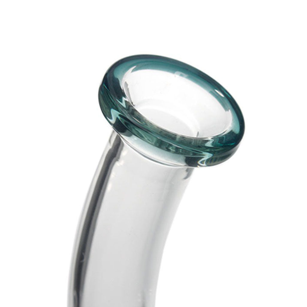 Order Liquid Glitter Sherlock Pipe - Lake Green Mouthpiece Detail Closeup