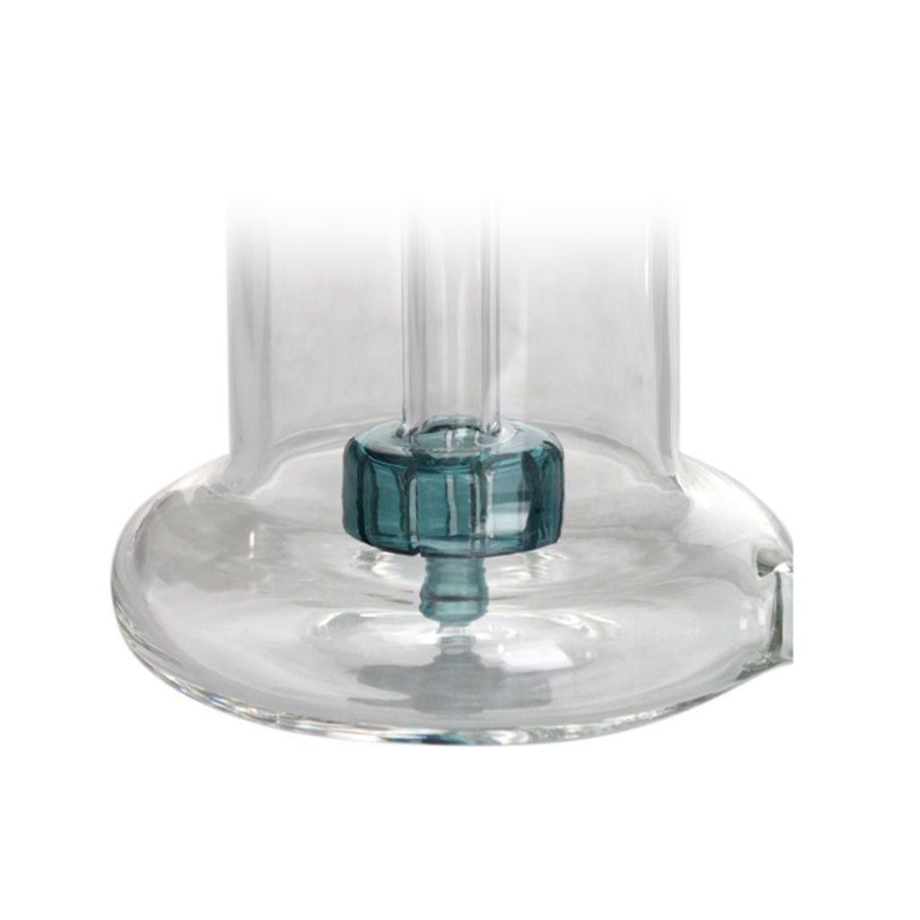 Liquid Glitter Sherlock Hand Pipe for Sale - Lake Green Percolator Design