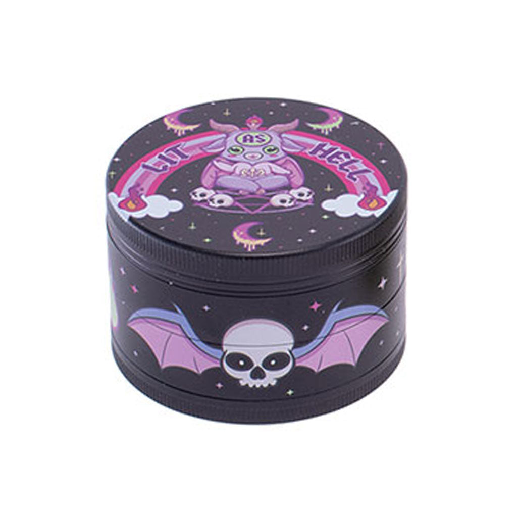 Lit As Hell 2.5-Inch Wacky Grinder At Honeybee Herb 