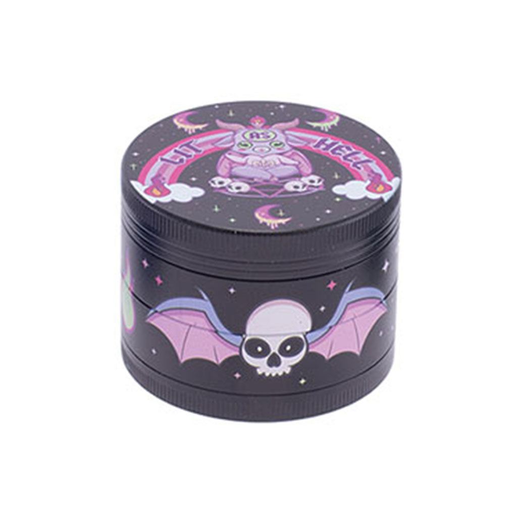 Lit As Hell 2-Inch Wacky Grinder At Honeybee Herb
