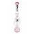 Lookah 20 Inch Quad Honeycomb Perc Recycler Rig front view in pink with clear glass body, tall straight neck, and twin angled honeycomb perc arms ready to order online