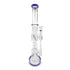 Lookah 20 Inch Quad Honeycomb Perc Recycler Rig side view in purple showing the bowl, tall chamber, and recycler style glass design for online purchase