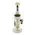  Front view of Lookah BIIGO 11 inch eye themed glass dab rig with beaker base, logo, and color accents 