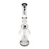 Lookah Tsunami smoke stemline recycler rig with black trim showing the multi chamber design built to add filtration and reduce harsh pulls