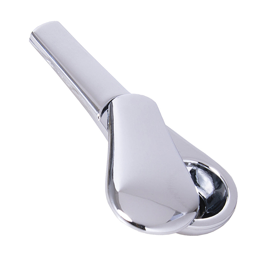 Silver magnetic metal hand pipe – portable and easy-to-clean smoking accessory