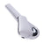 Silver magnetic metal hand pipe – portable and easy-to-clean smoking accessory