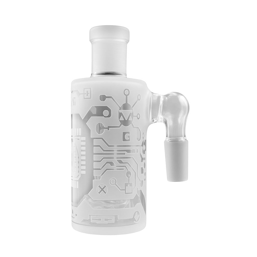 Milkyway 14MM 90°-Degree Male Clear Glass Circuitboard Wet Ash Catcher