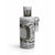 Milkyway Circuitboard wet ash catcher in smoke glass with circuitboard design and bong joint attachment