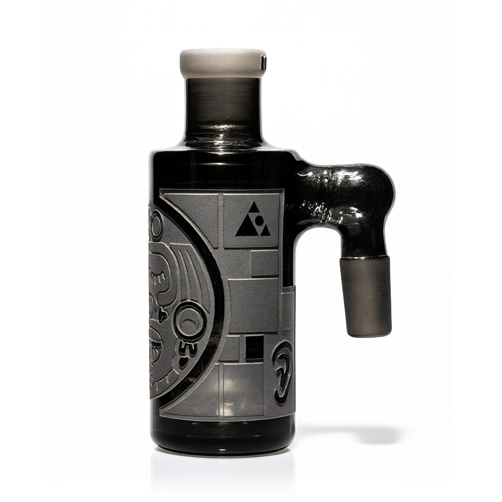 Milkyway Maya wet ash catcher in smoke finish, designed to trap ash and deliver smoother, cleaner smoking sessions.