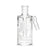 Milkyway Phoenix sandblasted wet ash catcher with showerhead diffuser in clear, product view.