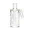 Milkyway Phoenix sandblasted wet ash catcher with showerhead diffuser in clear, product view.