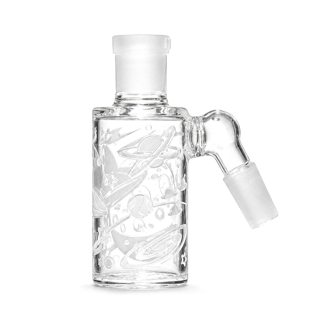 Clear Milkyway Space Odyssey wet ash catcher in a simple product view.