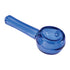 Blue mini lollipop glass hand pipe, 4.7 in compact bowl—buy online with fast shipping. 
