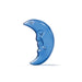 Blue Moon Design Glass Hand Pipe for sale at Honeybee Herb – premium glass smoking pipe with celestial moon shape