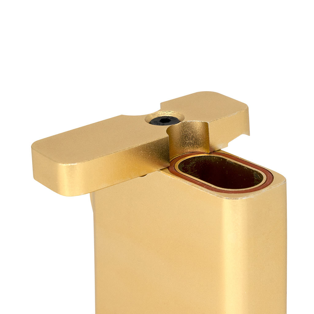 Gold color ONGROK dugout smoking kit, sleek design available online