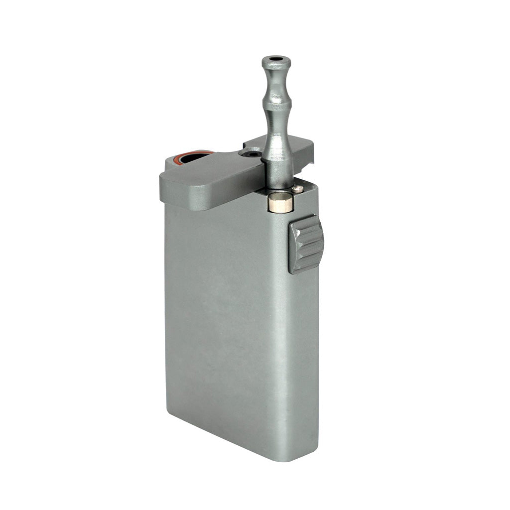 Gun metal aluminum dugout herb storage set by ONGROK—purchase now 