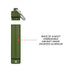 ONGROK green airtight aluminum storage keychain on white background