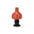 Black Handle Orange Top Glass Directional Flow Sweet Bubble Carb Cap Without Packaging Product View