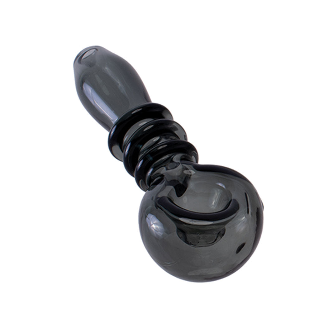 Smoke orb glass hand pipe for sale at Honeybee Herb – premium glass smoking accessory with orb bowl design