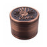 Peace Vintage Aluminum Embossed Herb Grinder Available At Honeybee Herb