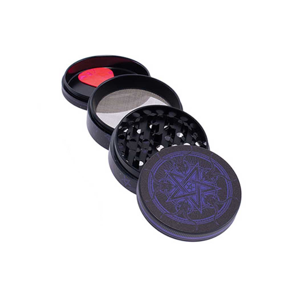 Pentagram 2.5-Inch Wacky Grinder 4-Parts View Available At Honeybee Herb 
