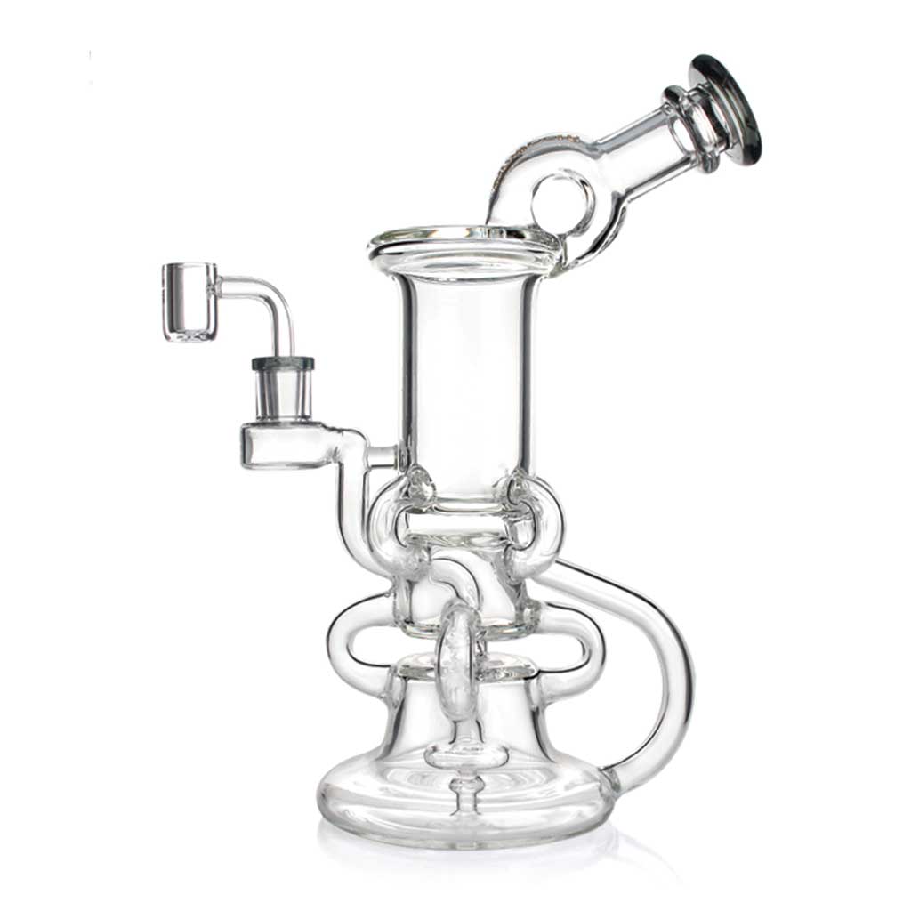 Phoenix Star 10 Inch Recycler Dab Rig With Special Perc & Black Mouthpiece