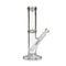 Phoenix Star 10 Inch Crystal Clear Straight Tube Bong Side View