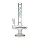Phoenix Star 12-Inch Green Inline Percolator Glass Bong with Round Base  