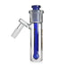 Phoenix Star 14MM Male 45°-Degree Joint Ash Catcher With Blue Downstem Clear View In Honeybee Herb