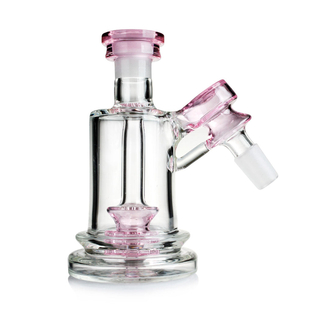 Phoenix Star 14MM Male And 45°-Degree Mini Bubbler Pink Showerhead Cone Perc Ash Catcher