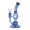 Phoenix Star 8 Inch Blue Glass Controlled Airflow Bubbler Dab Rig At Honeybee Herb