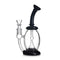 Phoenix Star Black Color Fab Egg Bubbler with Showerhead Perc 8 Inches At Honeybee Herb