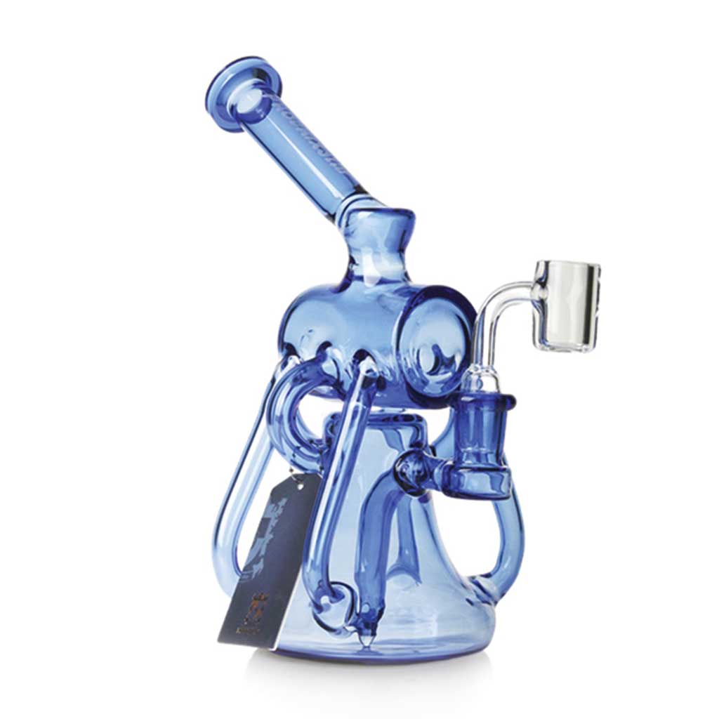 PHOENIX STAR 8 INCH DUAL CHAMBER CYLINDER TOP RECYCLER DAB RIG