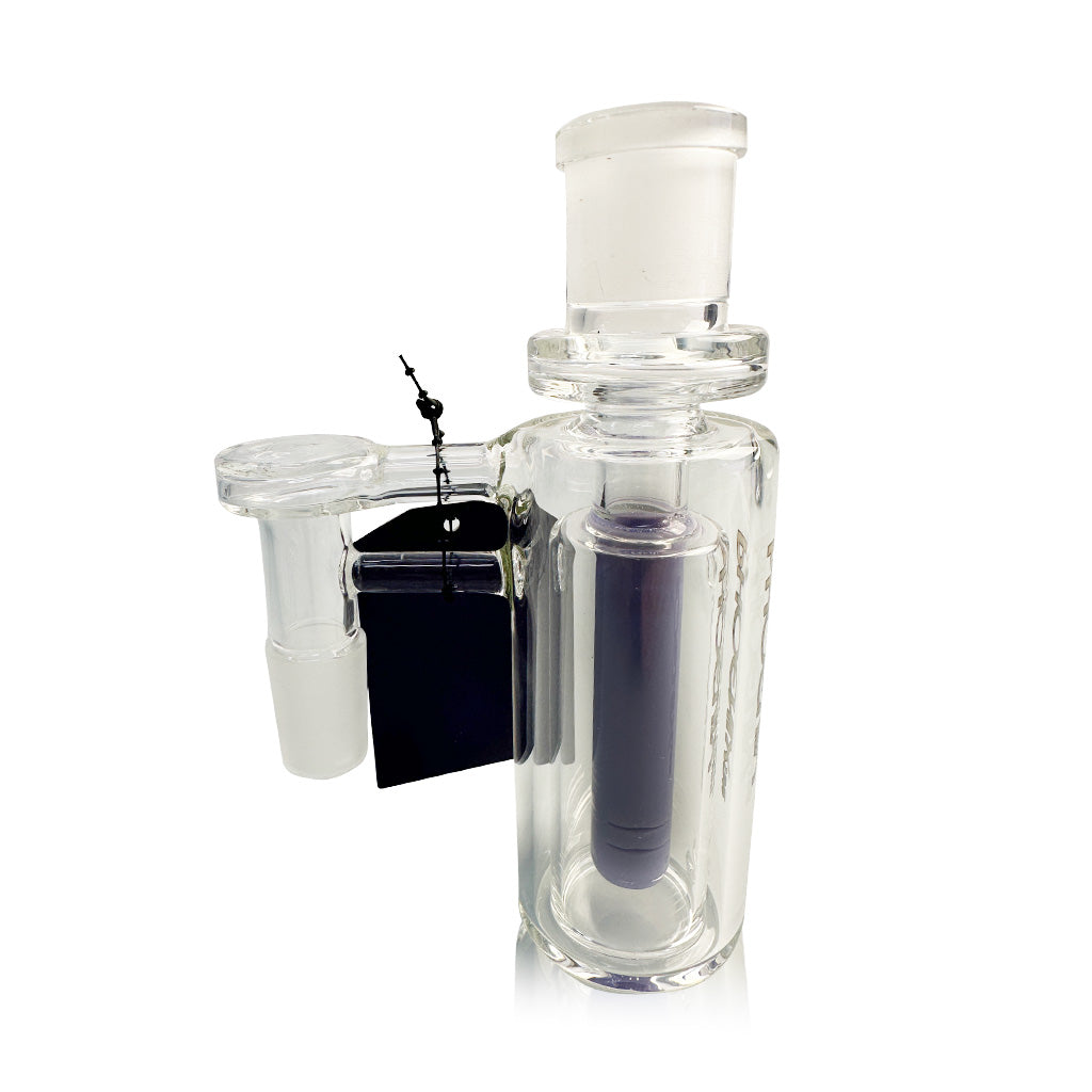 Phoenix Star Double Layer Glass 18MM Male 90°-Degree Recycler Ash Catcher With Lavender Diffuser