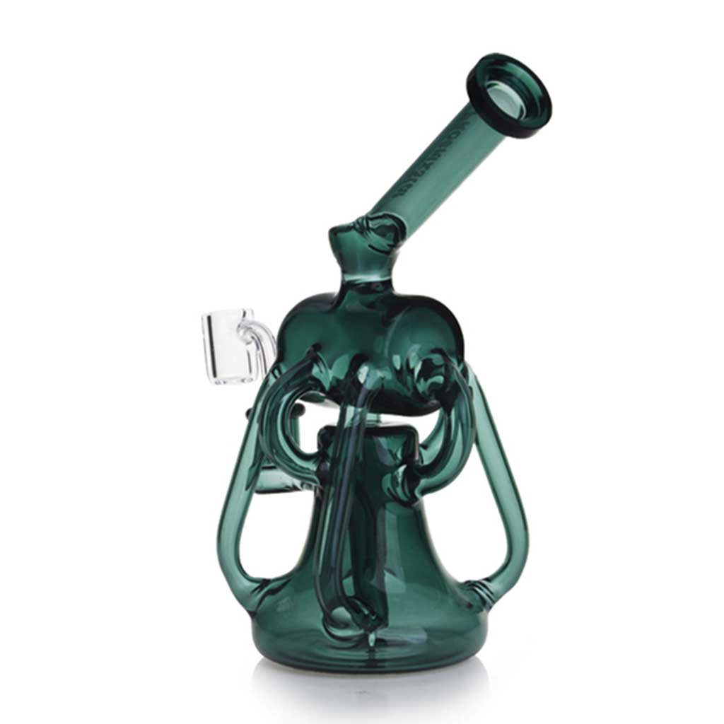 PHOENIX STAR 8 INCH DUAL CHAMBER CYLINDER TOP RECYCLER DAB RIG