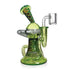 Phoenix Star Green Color Glass 6 Inch Dab Rig At Honeybee Herb