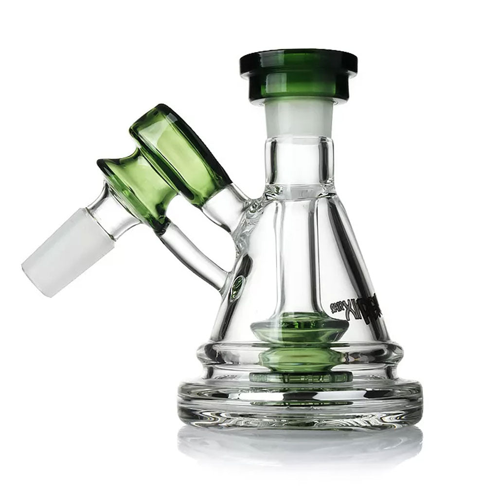Phoenix Star Green Showerhead Perc 14MM Female To 14MM Male 45°-Degree Frosted Joint Ash Catcher