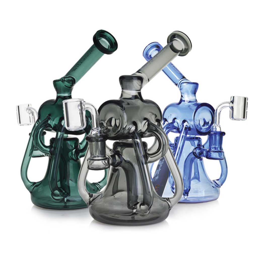 Phoenix Star 8 Inch Dual Chamber Recycler Dab Rig | HBH – Honeybee Herb