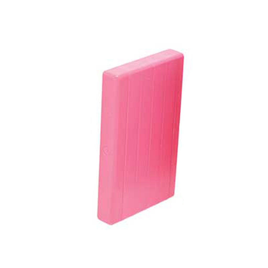 Pink biodegradable plastic 5-cone holder case for pre-roll storage