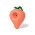 Buy Pink Pear glass hand pipe—compact spoon pipe, durable glass. Fast shipping from Honeybee Herb.