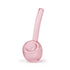 Pink Sphere Glass Hand Pipe from Honeybee Herb for smooth smoking 