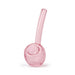 Pink Sphere Glass Hand Pipe from Honeybee Herb for smooth smoking 