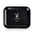 Playboy by Ryot tin rolling tray in the Silver Bunny design.