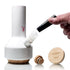 White ceramic Playboy by Ryot Traveller water pipe, full product view.