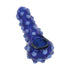 Buy blue polka dot stuffed glass spoon hand pipe – fast shipping from Honeybee Herb