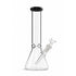 Premium Classic Glass Beaker Bong Water Pipe in black for sale at Honeybee Herb.